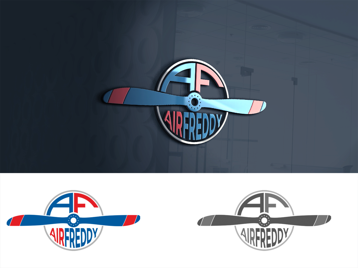 Logo Design by Creative™ for Airfreddy Aviation Services LLC | Design #10971347