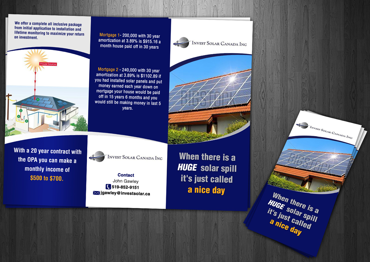 Diseño de Brochure por ESolz Technologies para este proyecto | Diseño #2364718