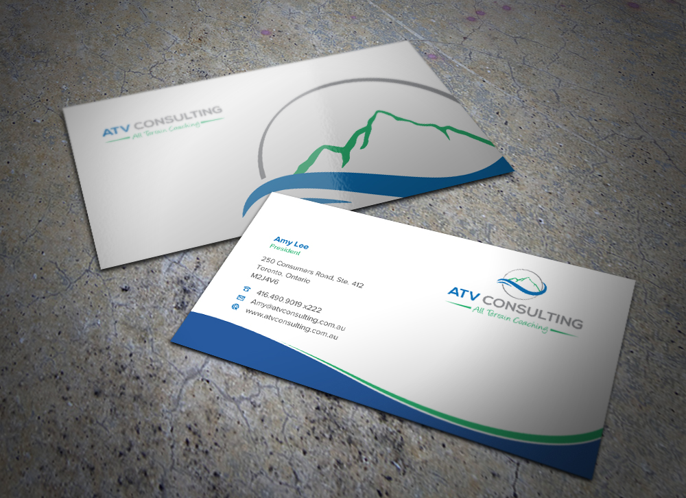 Business Card Design by Eggo May P for ATV Consulting | Design #10858837