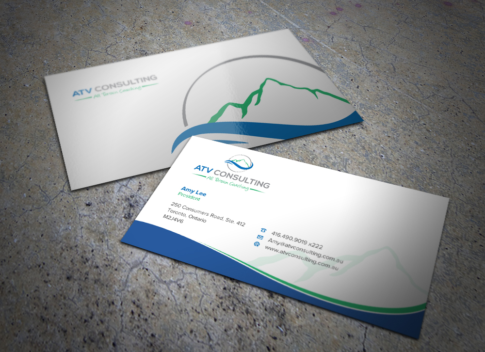 Business Card Design by Eggo May P for ATV Consulting | Design #10858839