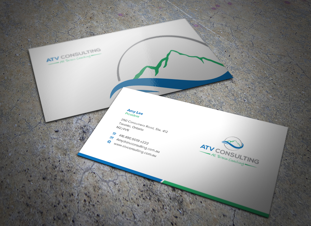 Business Card Design by Eggo May P for ATV Consulting | Design #10858855