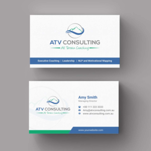 Visitenkarten-Design von INDIAN_Ashok für ATV Consulting | Design: #10862827