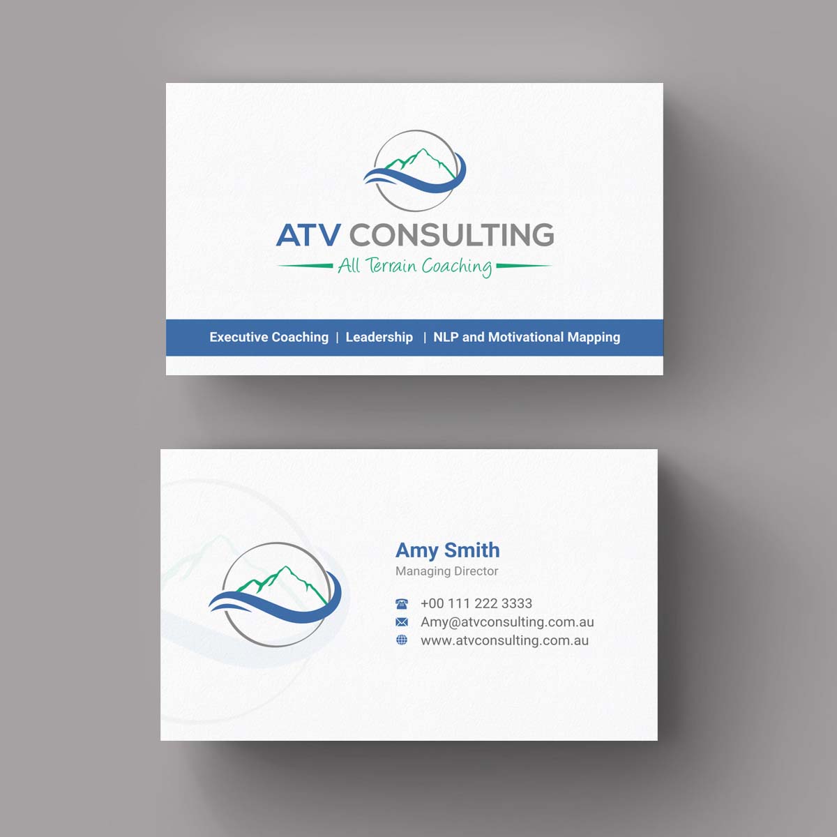 Visitenkarten-Design von INDIAN_Ashok für ATV Consulting | Design #10862832