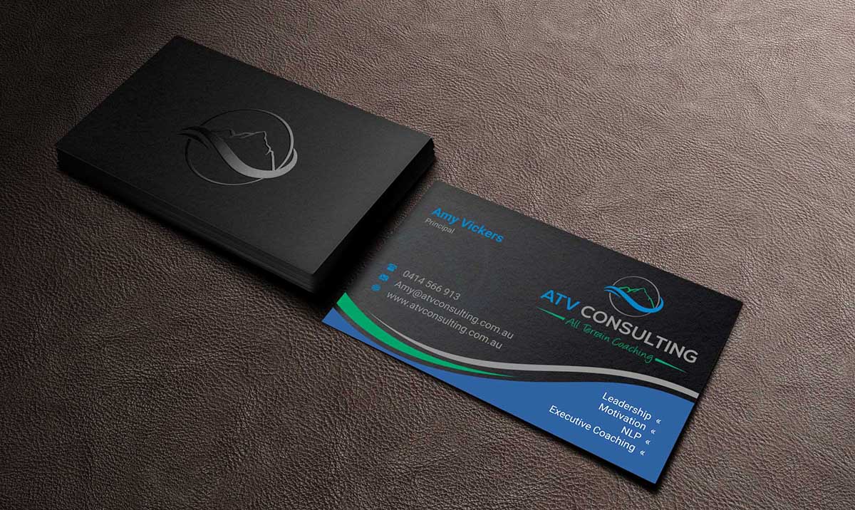 Business Card Design by INDIAN_Ashok for ATV Consulting | Design #10957988