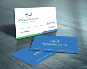Business Card Design by SKYdesign for ATV Consulting | Design: #10869091