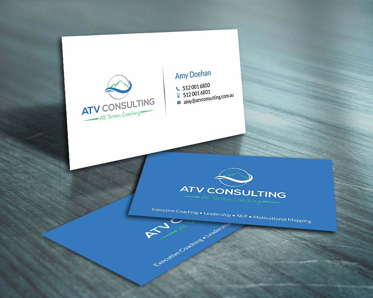 Business Card Design by SKYdesign for ATV Consulting | Design #10869124