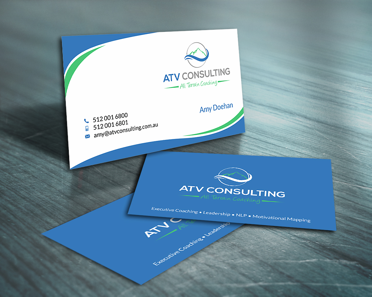 Visitenkarten-Design von SKYdesign für ATV Consulting | Design #10869143