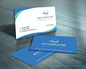 ATV Consulting- executive coaching business              | Business Card Design by SKYdesign