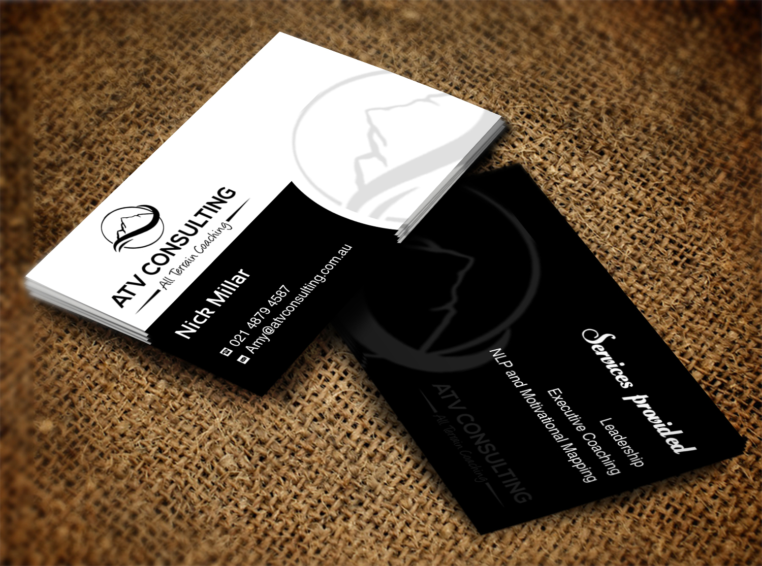 Visitenkarten-Design von Lanka Ama für ATV Consulting | Design #10861970