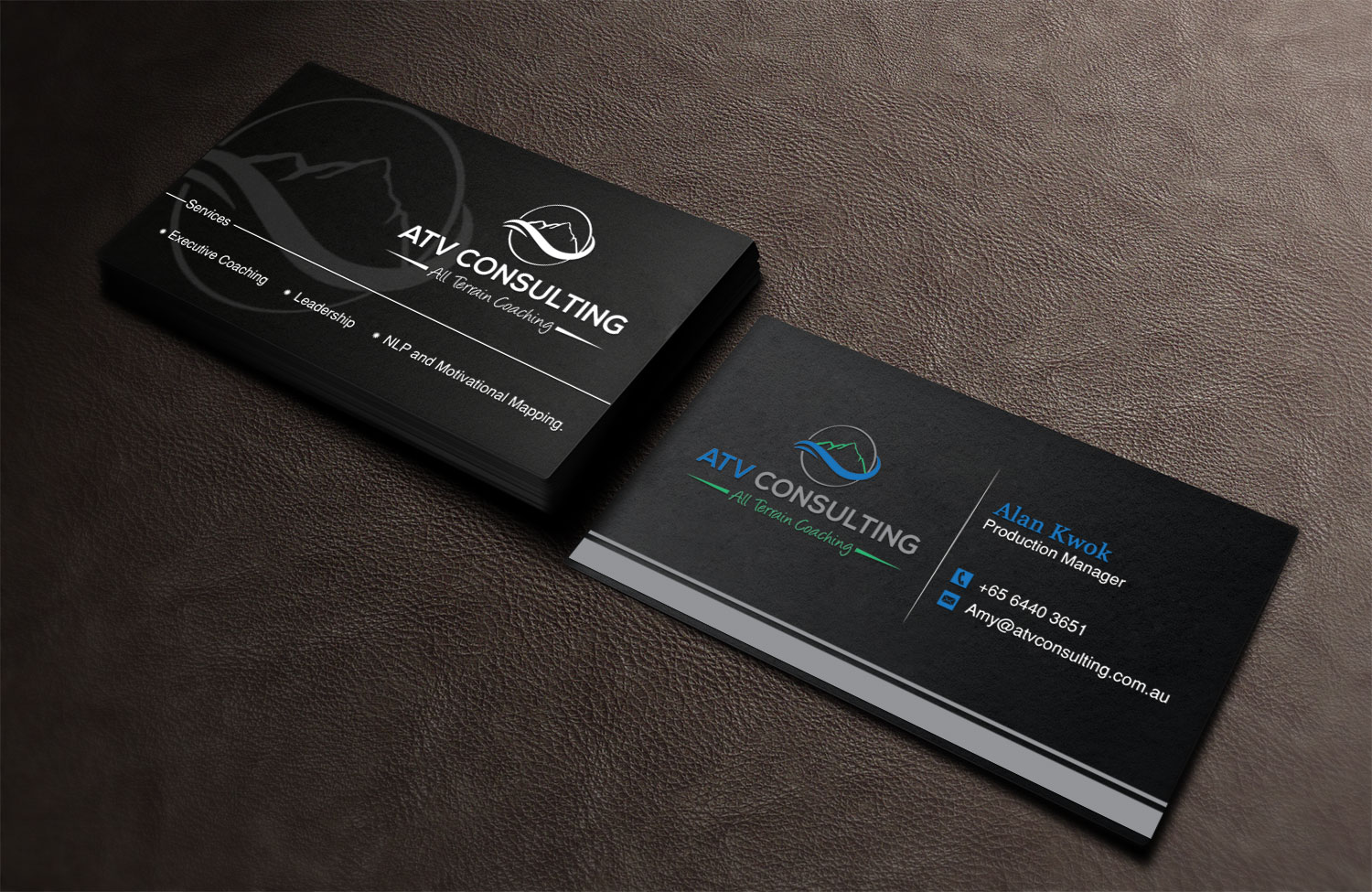 Visitenkarten-Design von Lanka Ama für ATV Consulting | Design #10861980