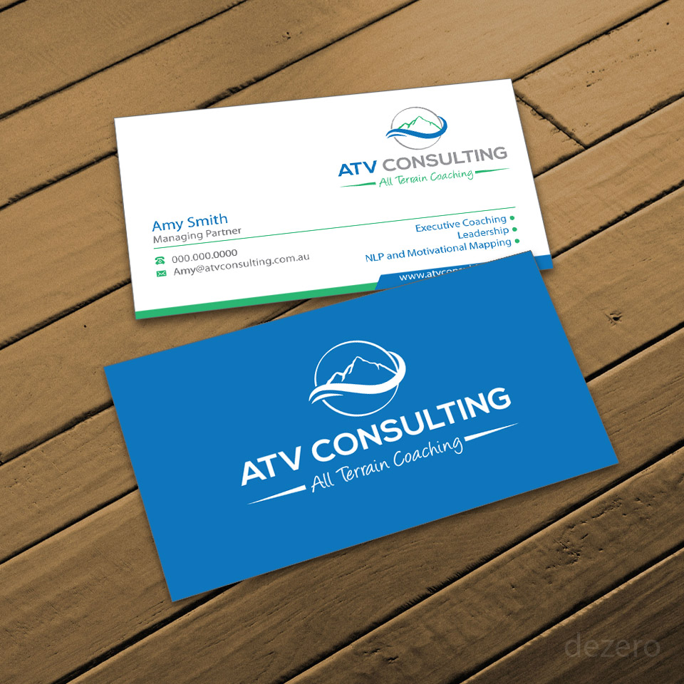 Visitenkarten-Design von Dezero für ATV Consulting | Design #10857421