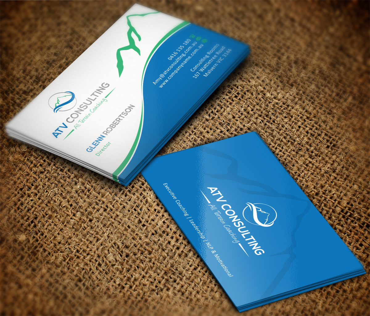 Business Card Design by Grafactory for ATV Consulting | Design #10932850