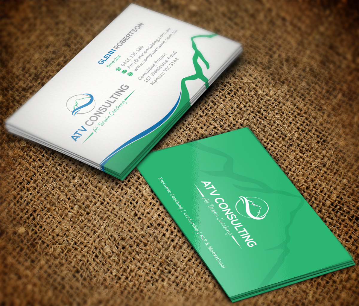 Business Card Design by Grafactory for ATV Consulting | Design #10932852