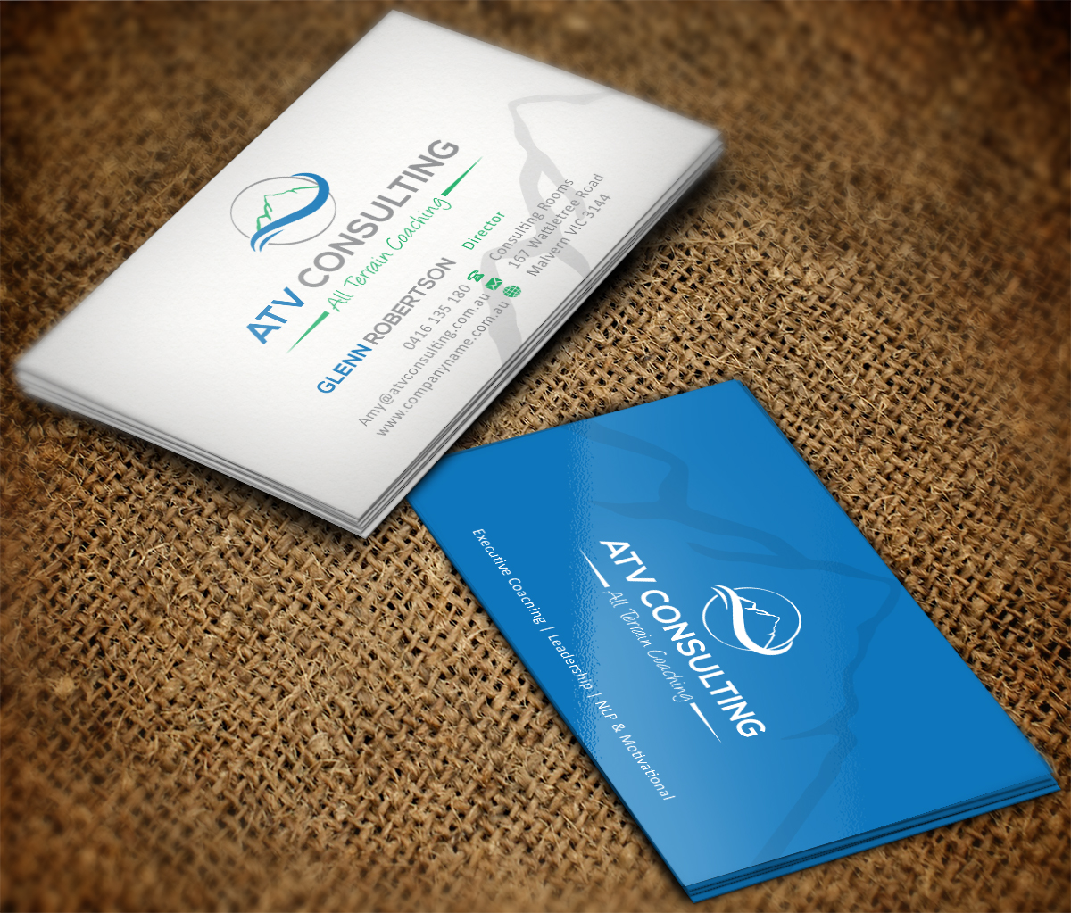 Design de Carte de Visite par Grafactory pour ATV Consulting | Design #10932853