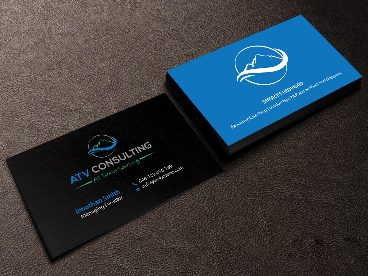 Business Card Design by Creations Box 2015 for ATV Consulting | Design #10867640