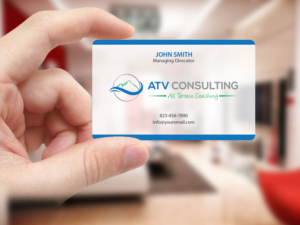 Business Card Design by Creations Box 2015 for ATV Consulting | Design: #10867648