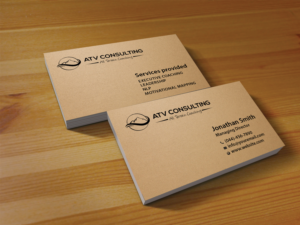 Business Card Design by Creations Box 2015 for ATV Consulting | Design: #10867655