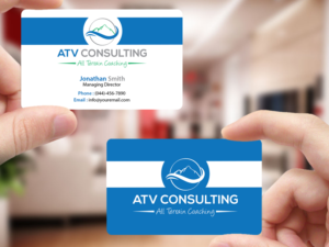 Business Card Design by Creations Box 2015 for ATV Consulting | Design: #10867657
