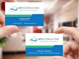 Business Card Design by Creations Box 2015 for ATV Consulting | Design: #10867659