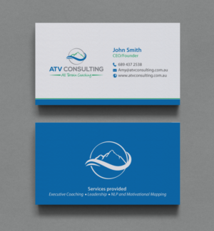 Visitenkarten-Design von chandrayaan.creative für ATV Consulting | Design: #10863748