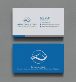 Visitenkarten-Design von chandrayaan.creative für ATV Consulting | Design: #10863749