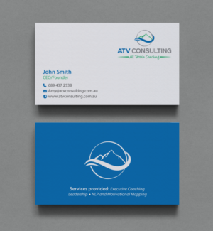 Visitenkarten-Design von chandrayaan.creative für ATV Consulting | Design: #10863751