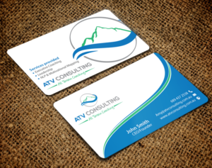 Visitenkarten-Design von chandrayaan.creative für ATV Consulting | Design: #10876692