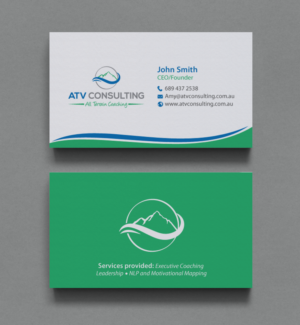 Business Card Design by chandrayaan.creative for ATV Consulting | Design: #10876696