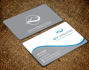 Business Card Design by chandrayaan.creative for ATV Consulting | Design: #10876697