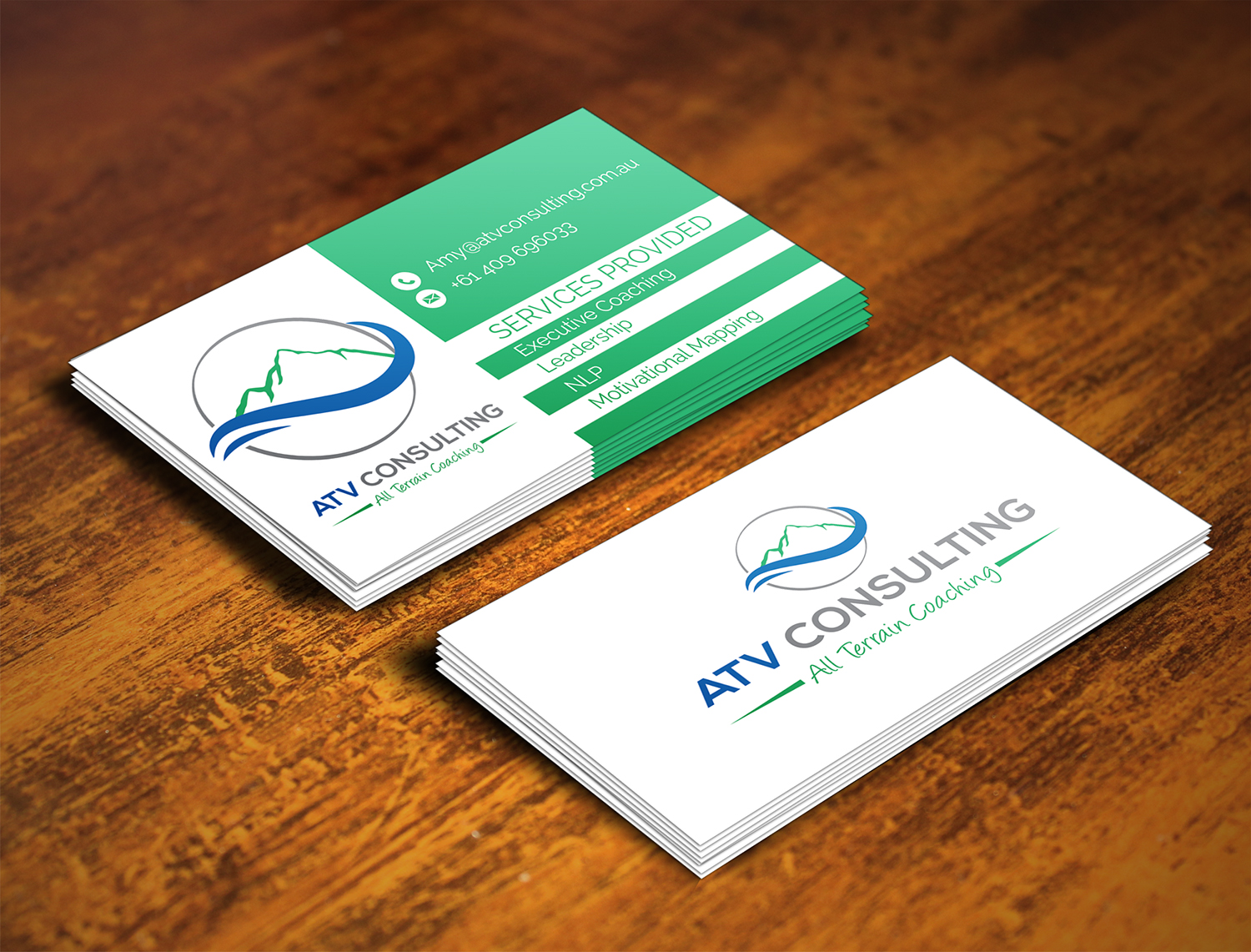 Diseño de Tarjeta de Presentación por alhemique1 para ATV Consulting | Diseño #10905558