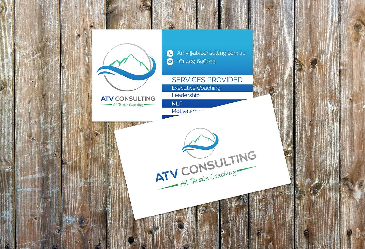 Diseño de Tarjeta de Presentación por alhemique1 para ATV Consulting | Diseño #10905563