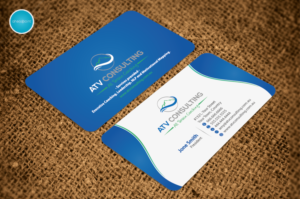 Business Card Design by aheadpoint for ATV Consulting | Design: #10864588