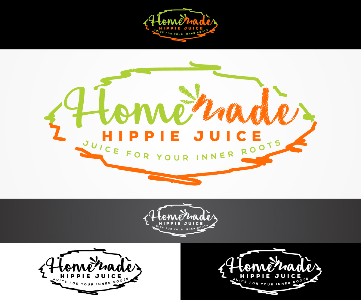 Logo Design by sangeloenriquez for The Homemade Hippie, Inc.  | Design #10843510