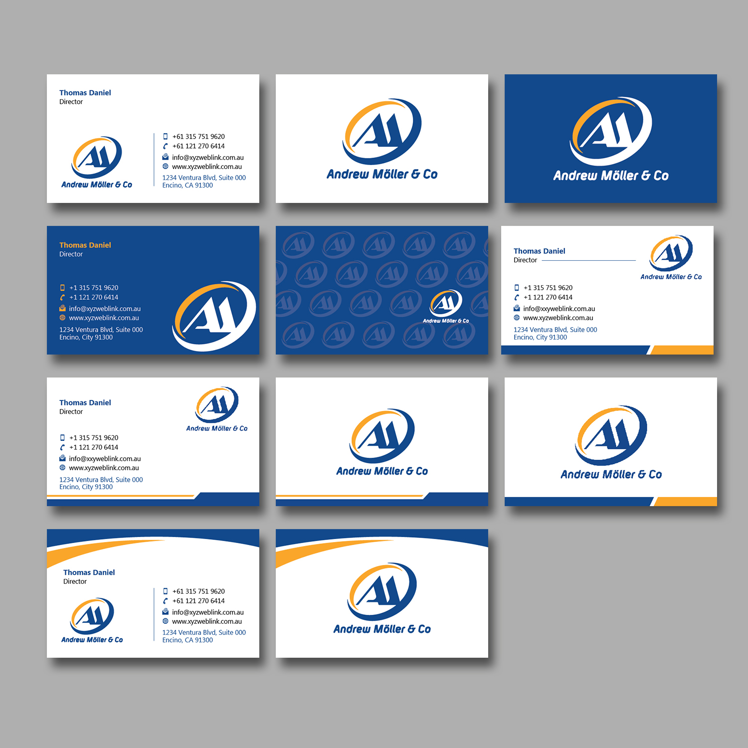 Stationery Design by kousik for Andrew Möller & Co | Design #10878962