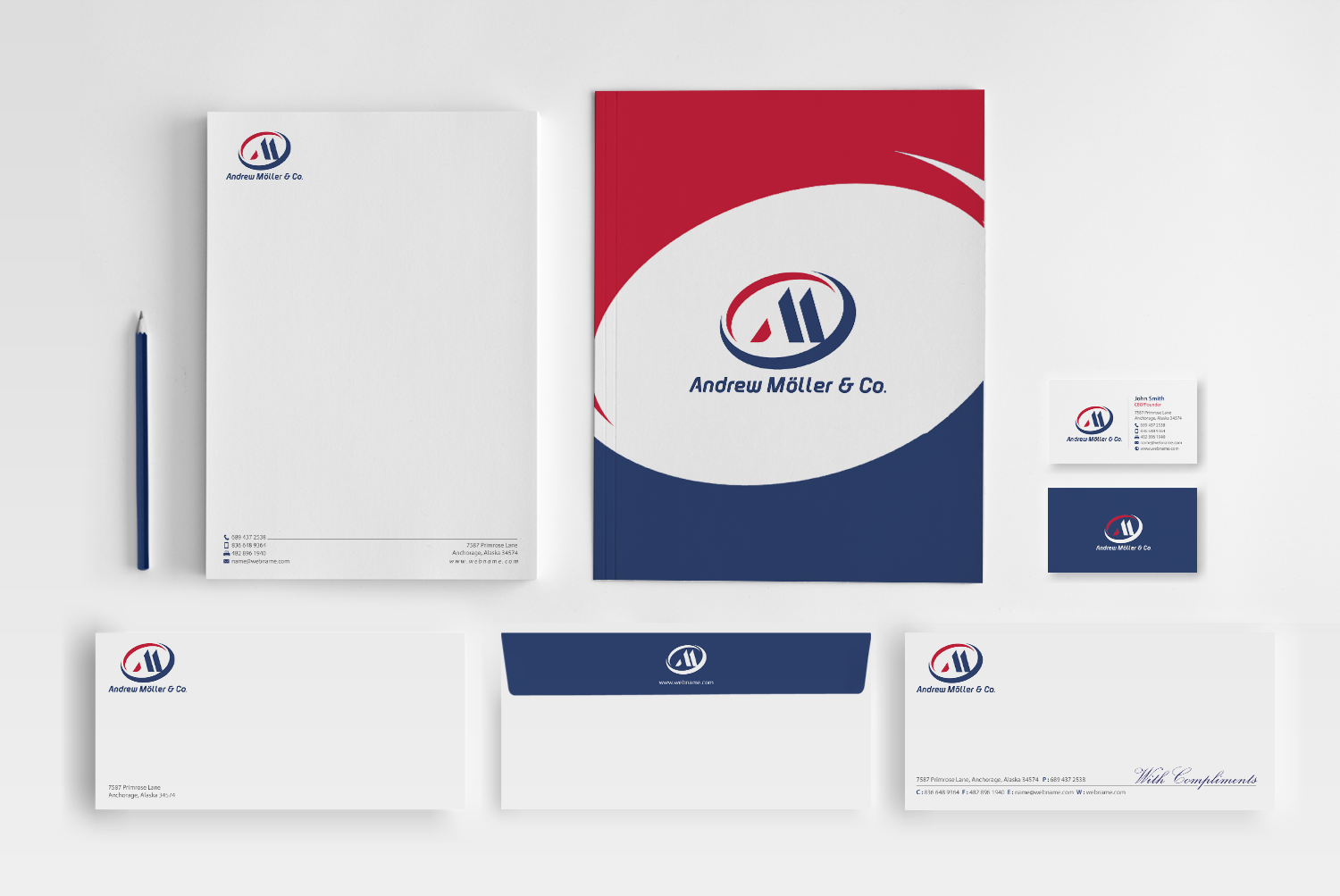 Stationery Design by chandrayaan.creative for Andrew Möller & Co | Design #10896773