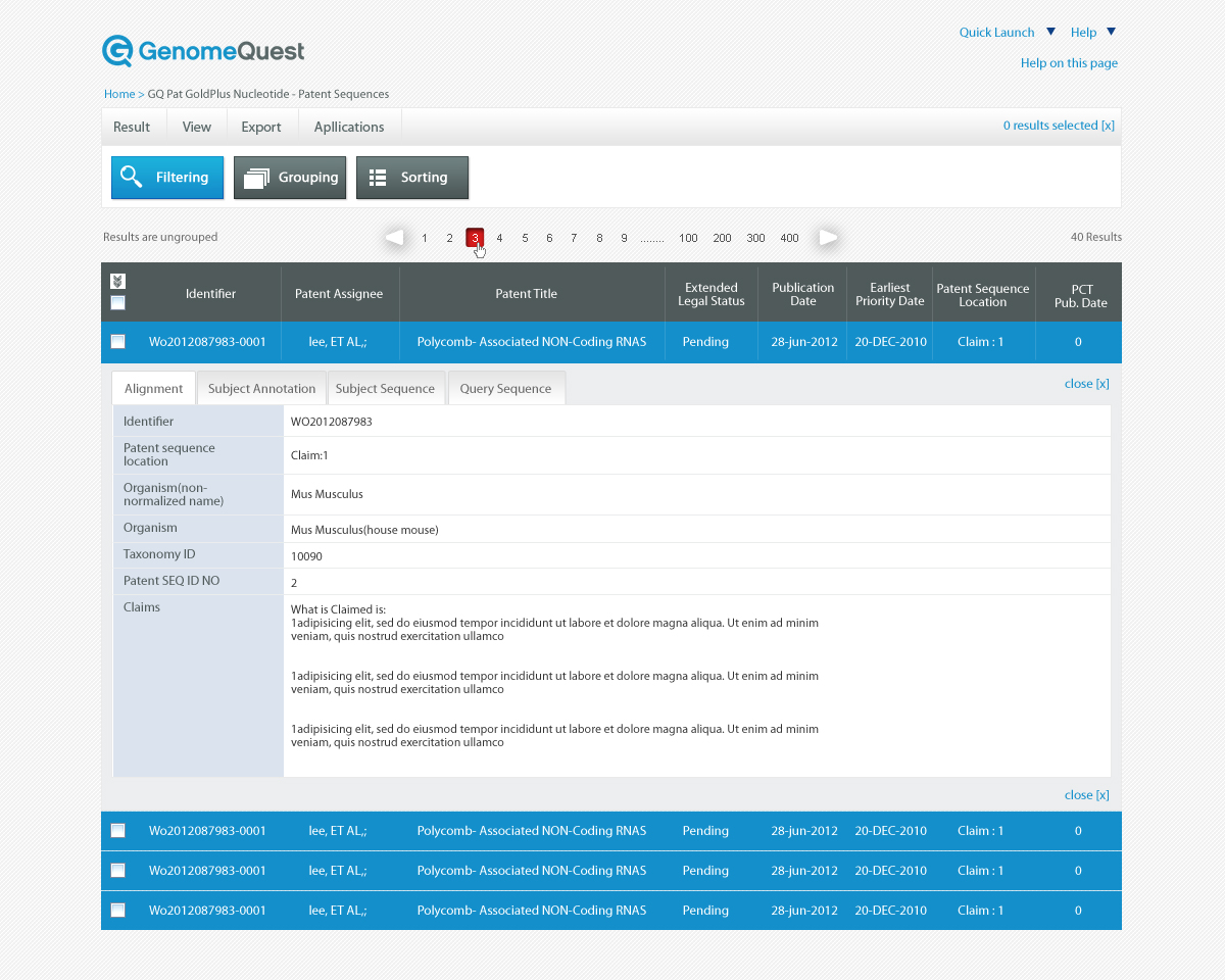 Diseño Web por pb para GenomeQuest, Inc. | Diseño #2263225