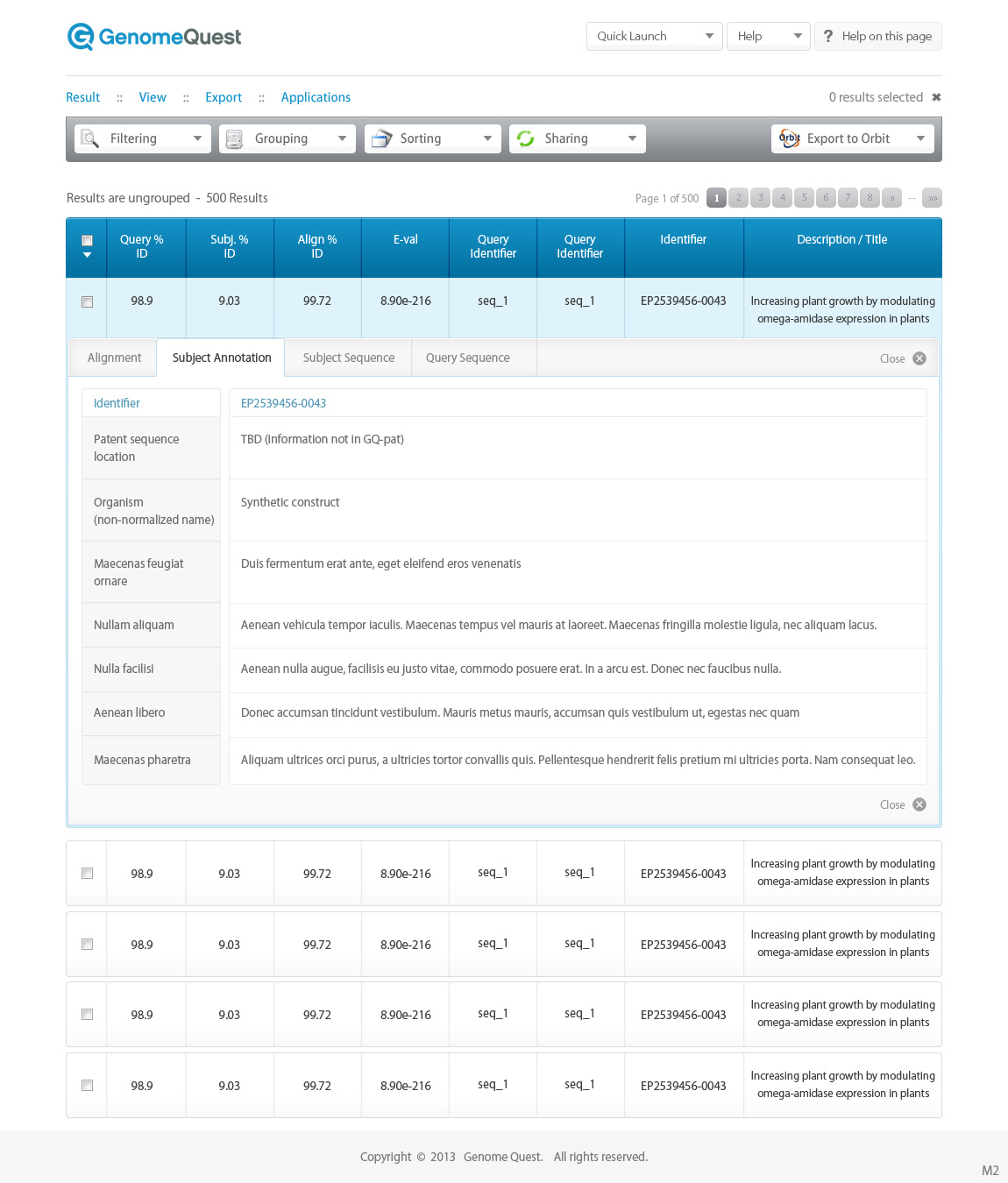 Web Design par pb pour GenomeQuest, Inc. | Design #2263235