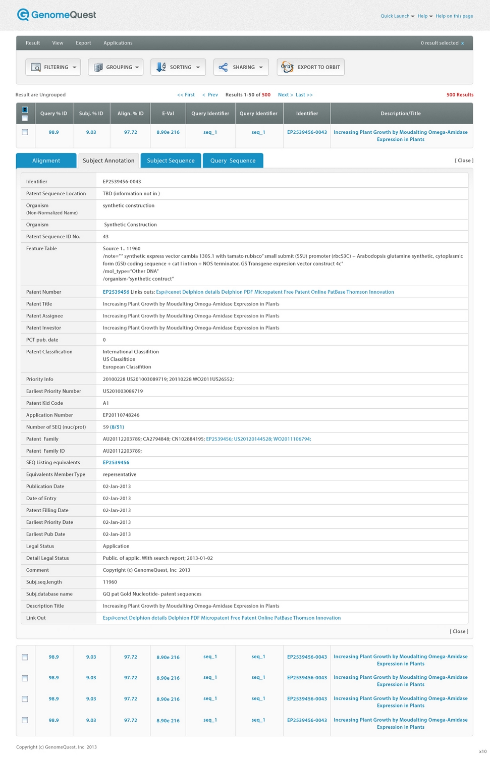 Diseño Web por pb para GenomeQuest, Inc. | Diseño #2267076