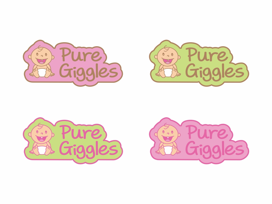 Logo Design by Nattya Forte for Pure Giggles | Design #4222566
