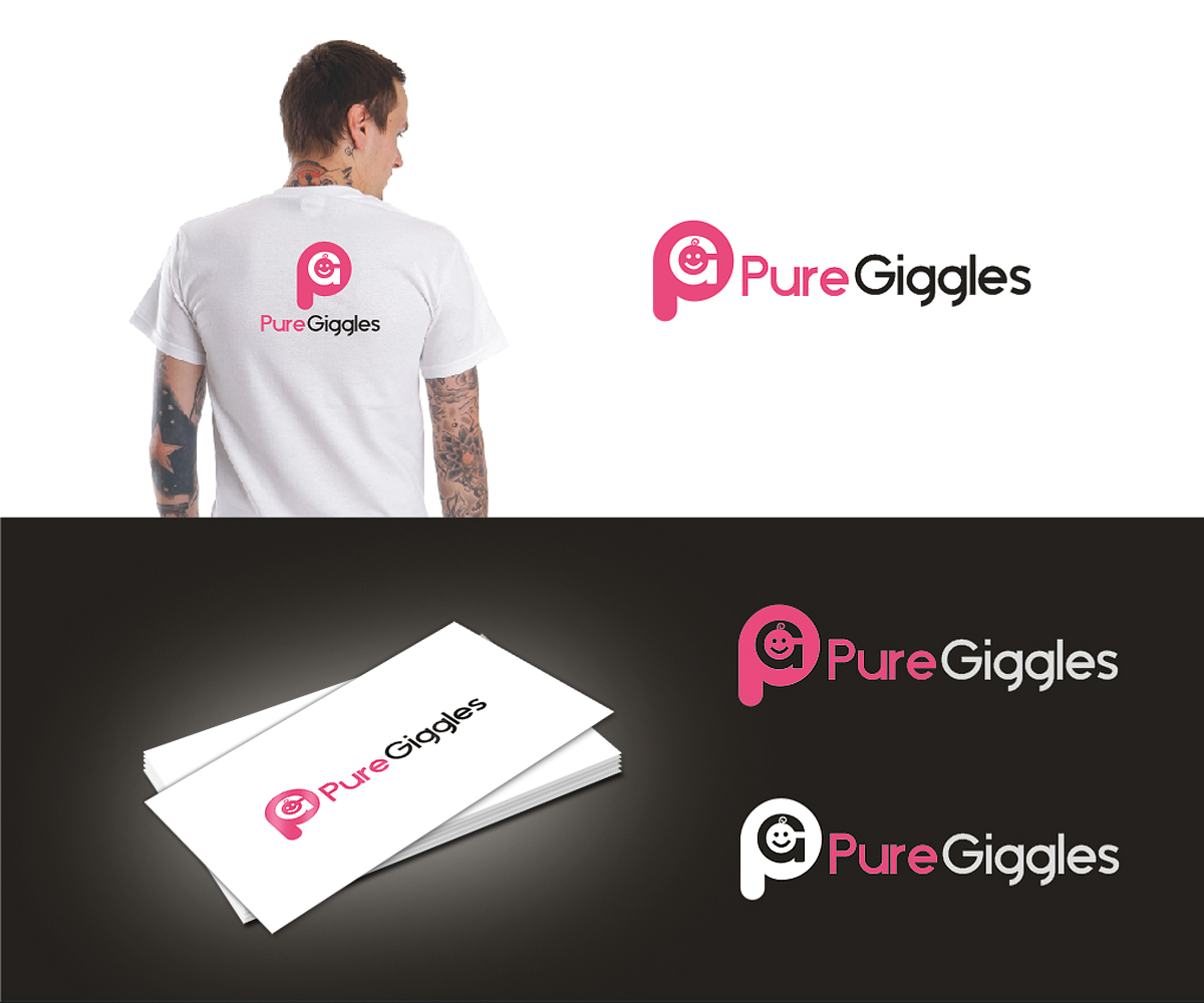 Logo Design by Vishak vasu for Pure Giggles | Design #4258280