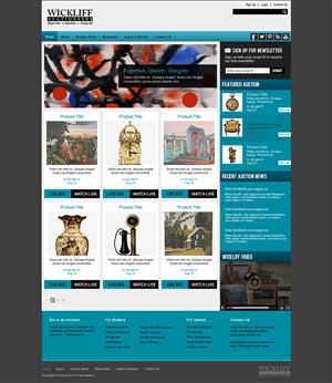 Wordpress Design by Latest Design Ideas for AuctionServices.com, Inc. | Design: #2299119