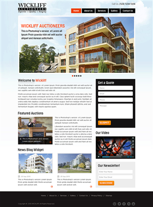 Wordpress Design by Mayank Patel for AuctionServices.com, Inc. | Design #2282976