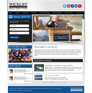 Wordpress Design by webxvision for AuctionServices.com, Inc. | Design: #2271745