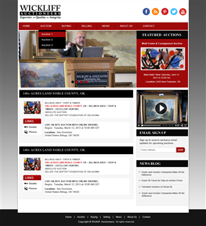 Wordpress Design by Creative X Designs for AuctionServices.com, Inc. | Design: #2299712