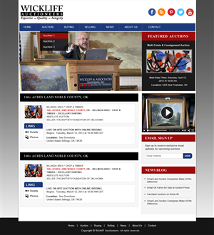 Wordpress Design by Creative X Designs for AuctionServices.com, Inc. | Design: #2299820
