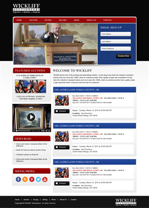 Wordpress Design by Creative X Designs for AuctionServices.com, Inc. | Design: #2301298