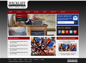 Wordpress Design by Creative X Designs for AuctionServices.com, Inc. | Design: #2302722