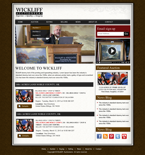 Wordpress Design by Creative X Designs for AuctionServices.com, Inc. | Design: #2302931