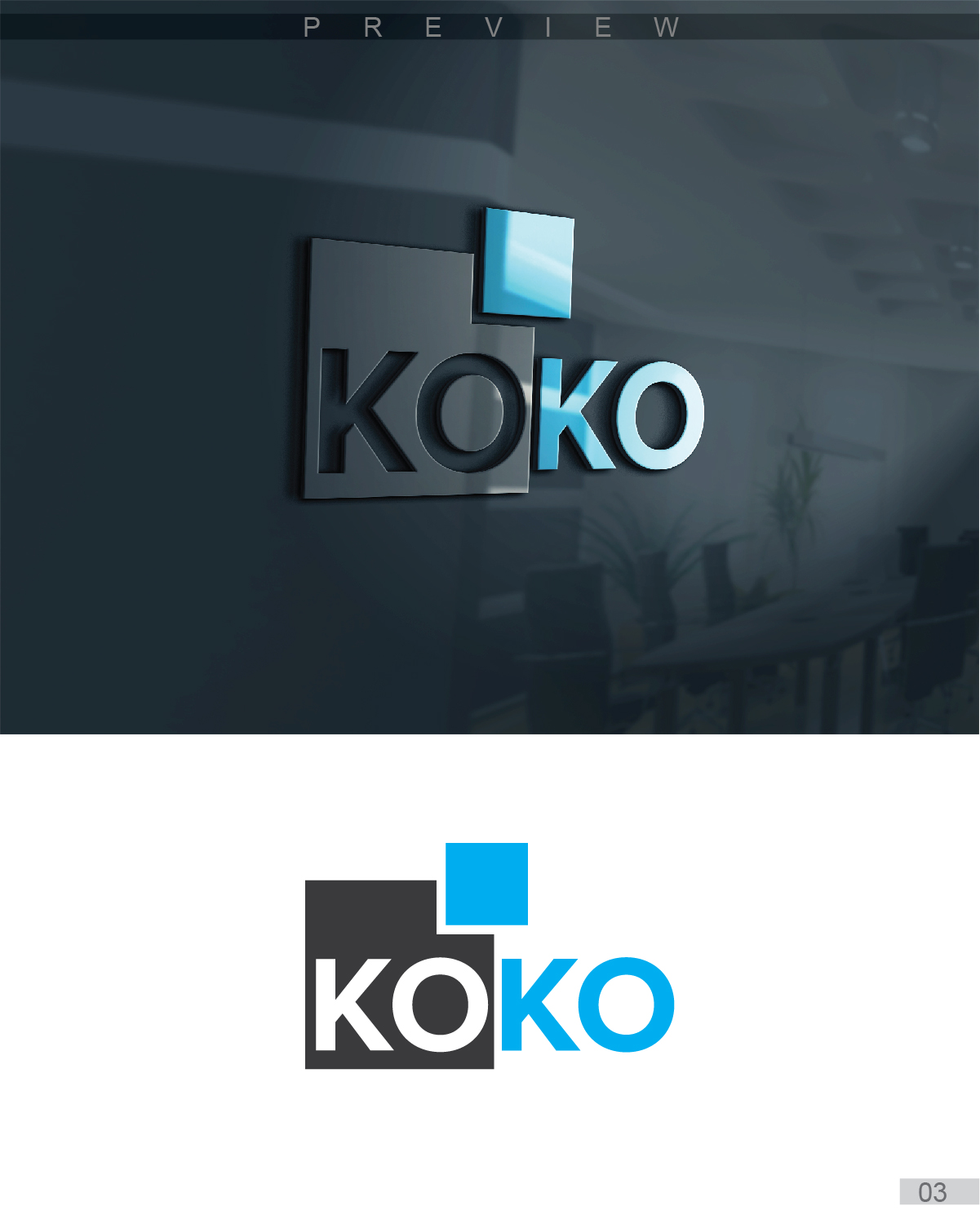 Logo-Design von 3Guys für KOKO furniture and Trading Pte Ltd | Design #10928742