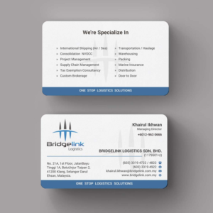 Diseño de Papelería por INDIAN_Ashok para Bridgelink Logistics Sdn Bhd | Diseño: #10844538